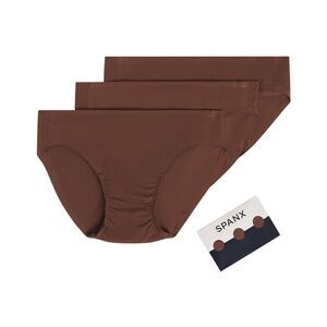 Spanx® Womens  3Pk Supima Bikini, Brown